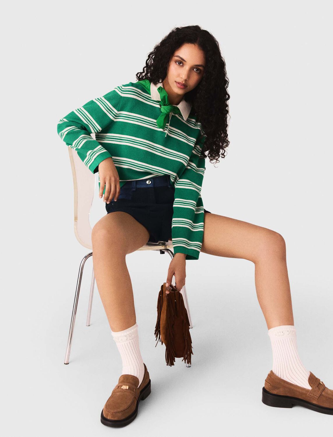 maje : Sweaters & Cardigans 顏色 绿色/GREEN