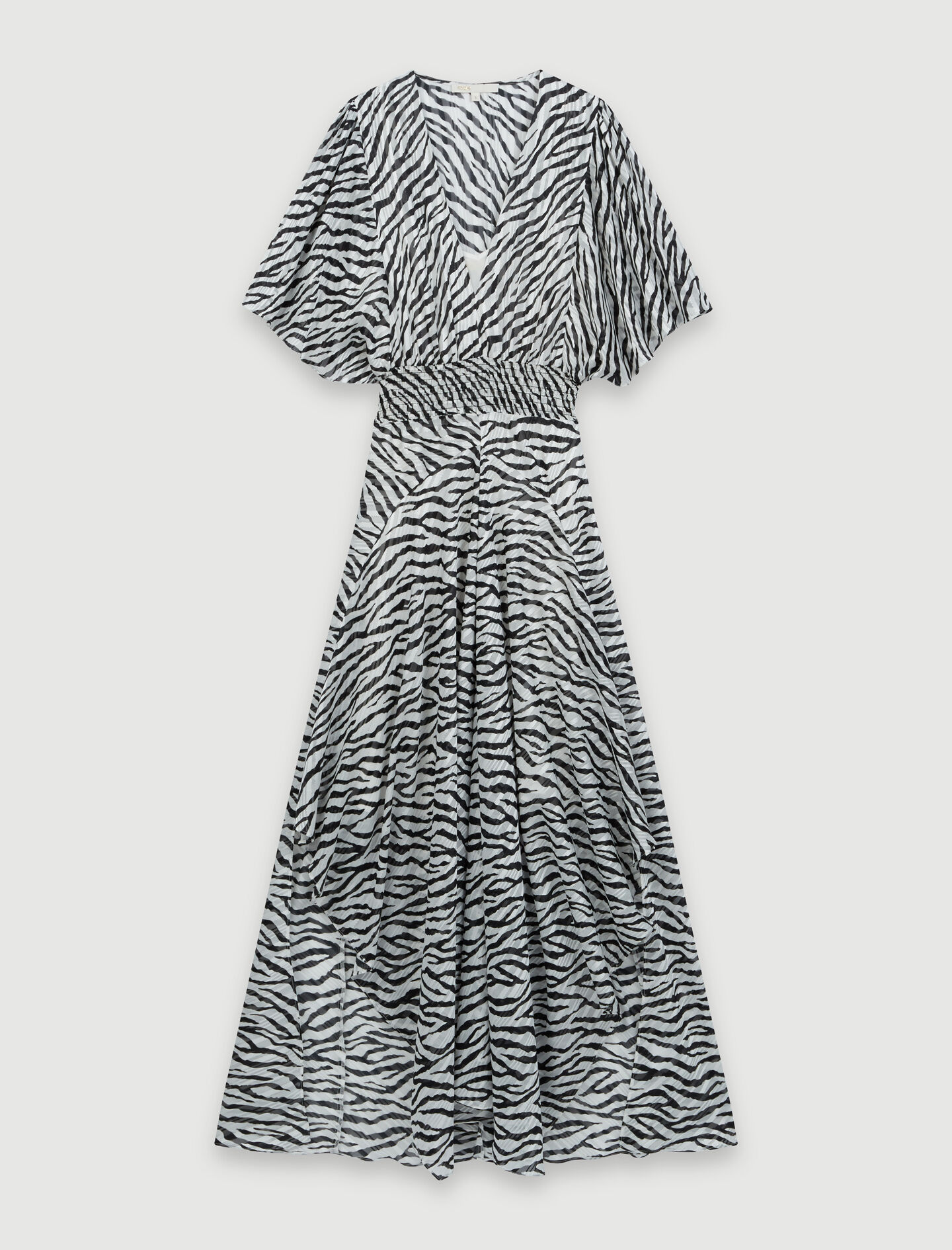 black and white monochrome dress