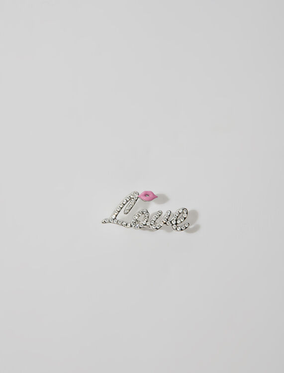 Rhinestone Love ring - Jewelry - MAJE