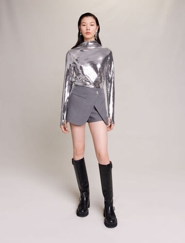 Glittery top : Tops color Silver