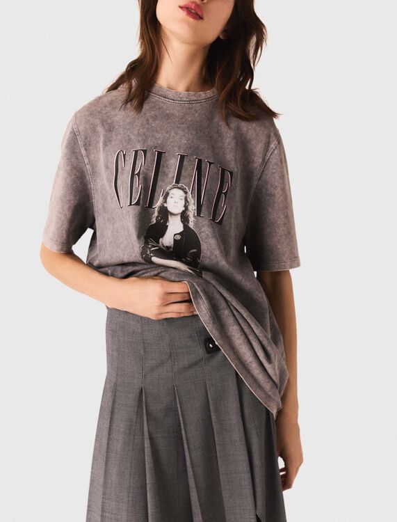 Celine Dion T-shirt - T-Shirts - MAJE