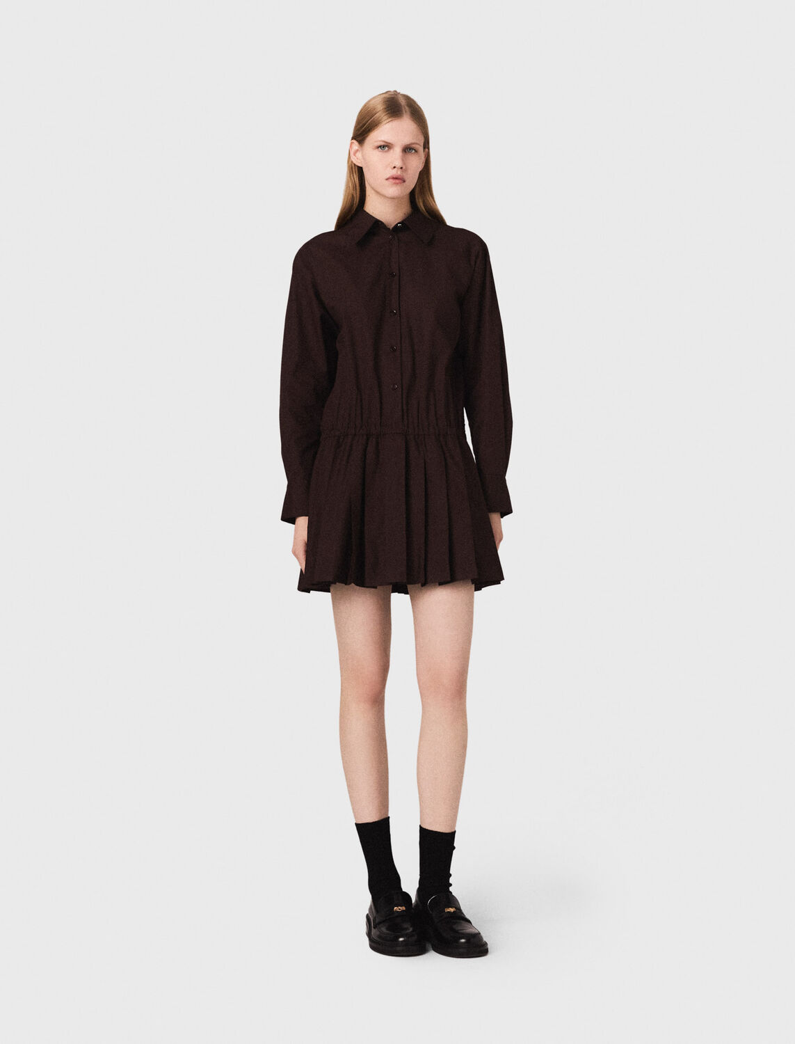 Two-in-one short dress - Dresses - MAJE