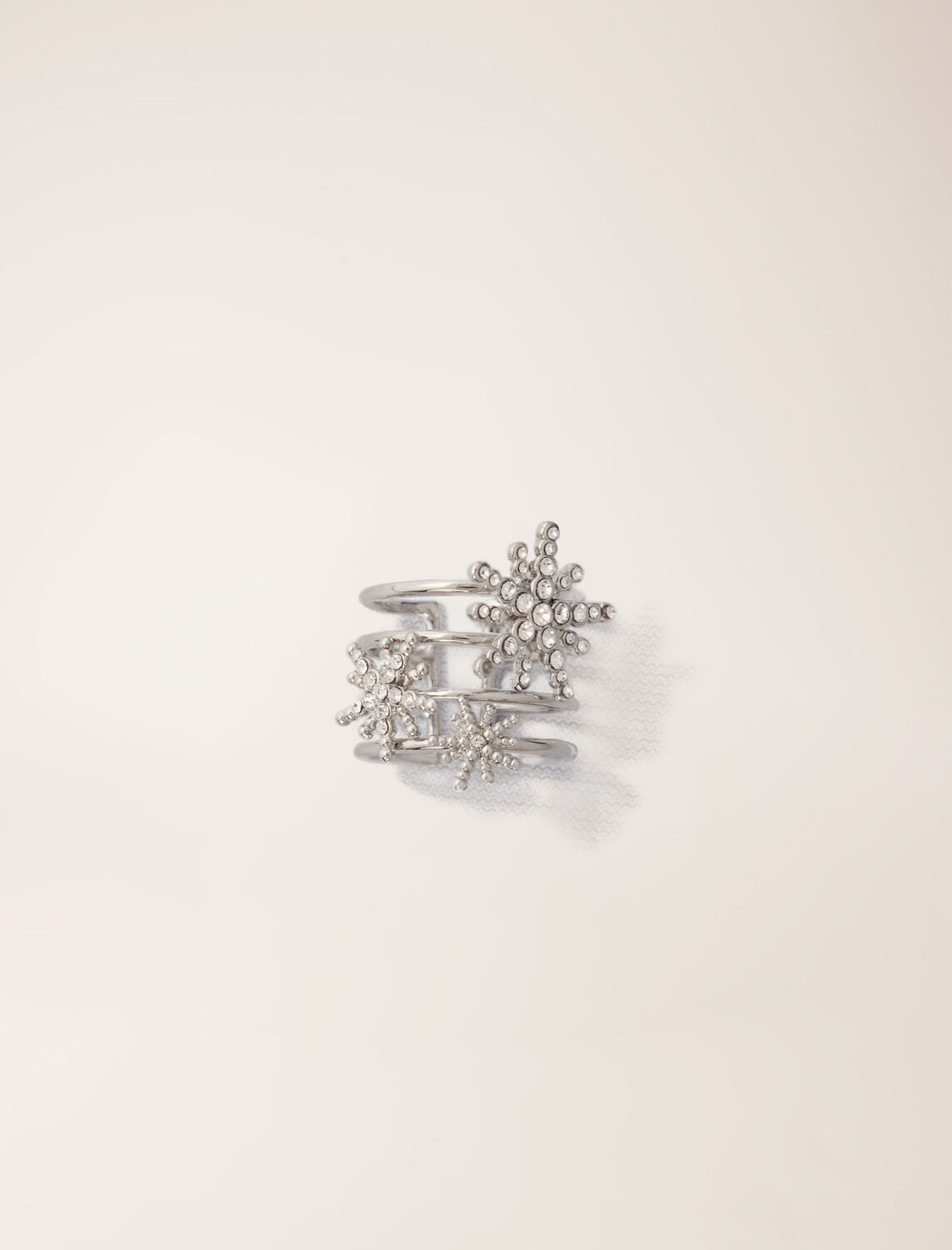Rhinestone star ring - Jewelry - MAJE