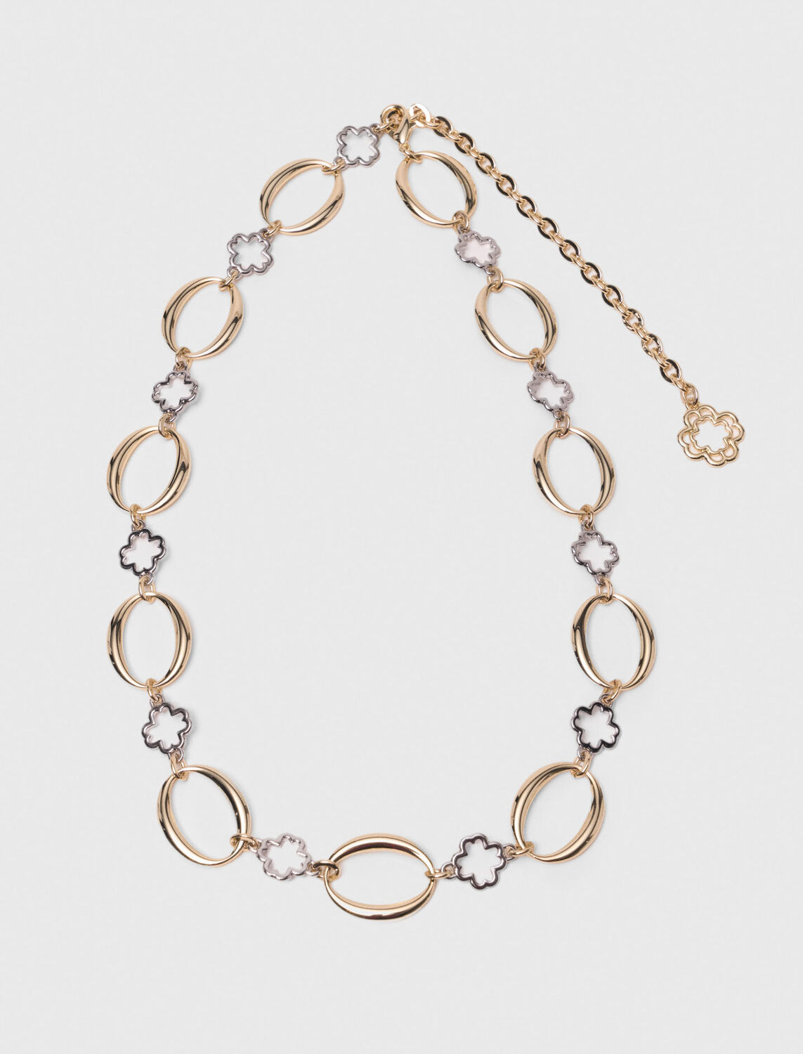 Clover link jewellery belt : Belts color Silver/Gold