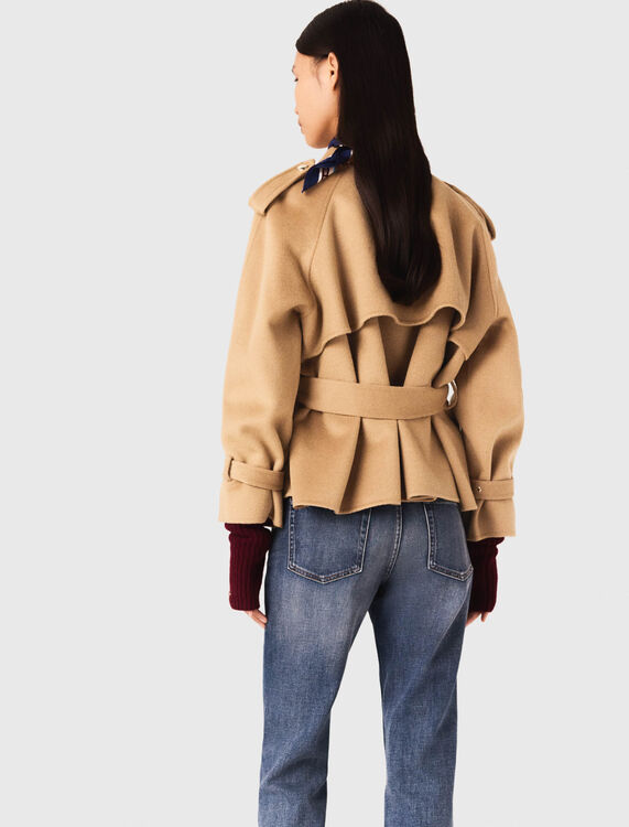 Double-faced coat - Coats - MAJE