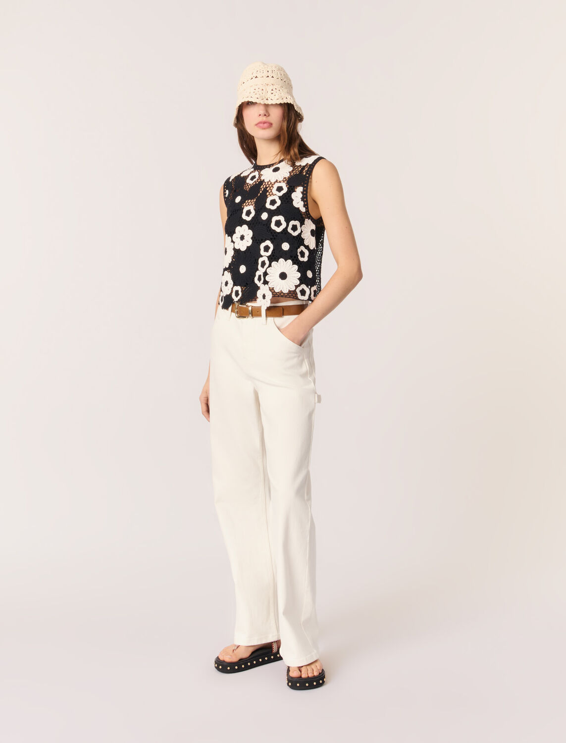 Floral crochet top - Mother's Day Gift Ideas - MAJE