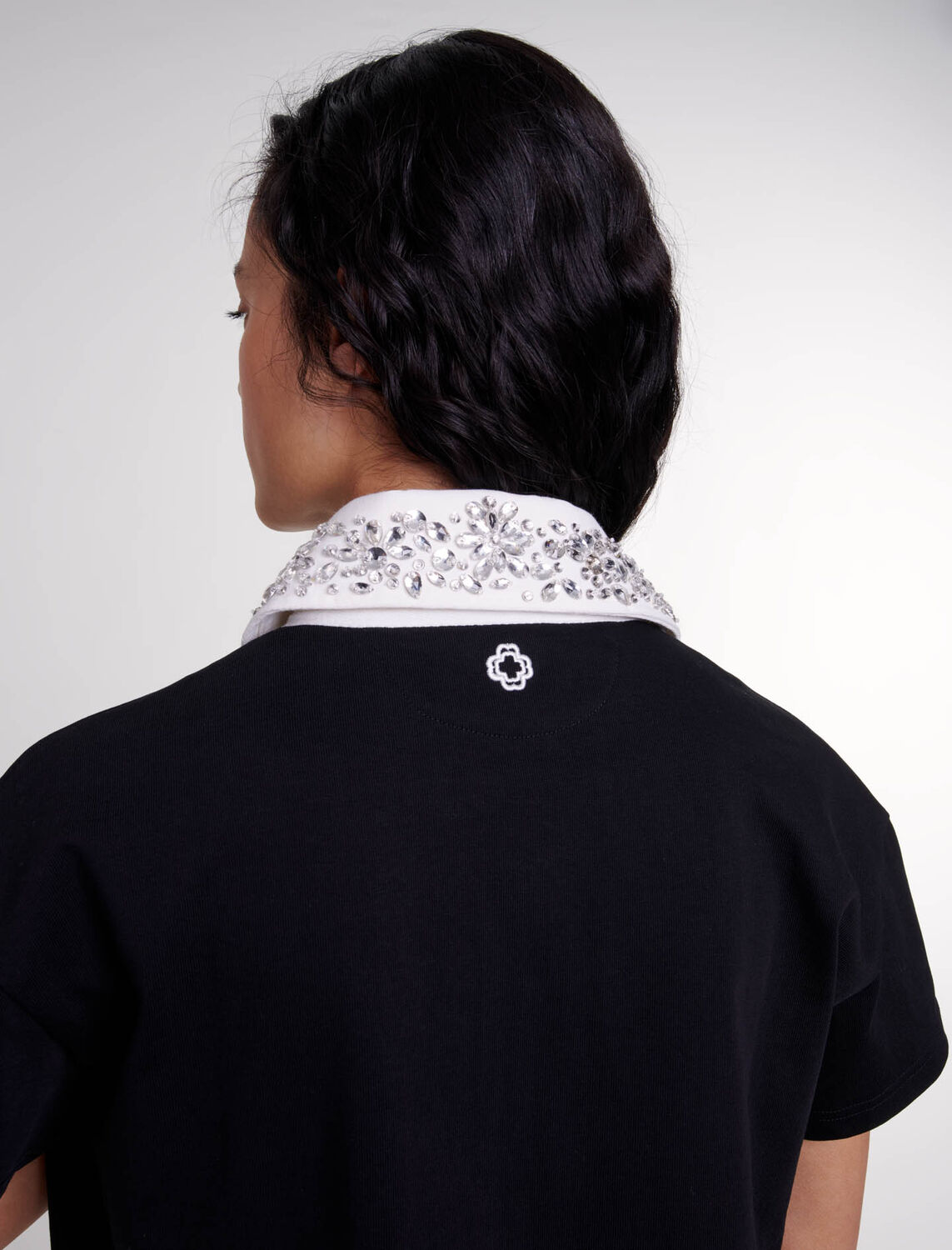 Embroidered rhinestone polo dress : Sport Capsule color 