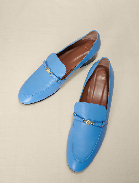 Leather loafers - Sling-Back & Sandals - MAJE