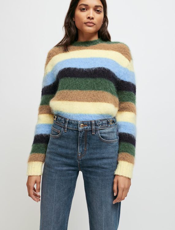 Striped pullover - Cardigans & Sweaters - MAJE