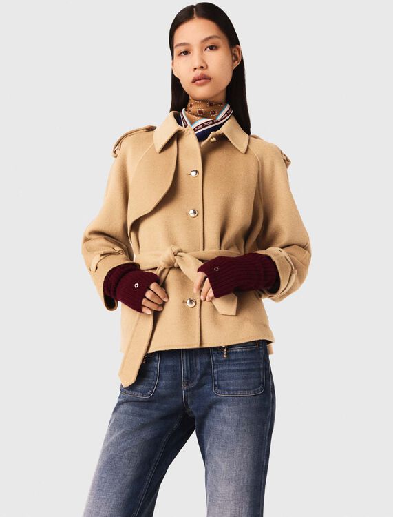 Double-faced coat - Coats - MAJE