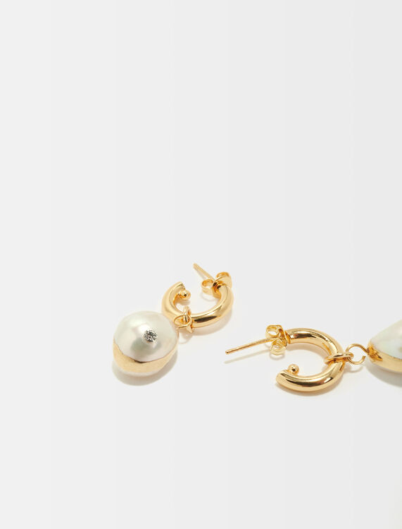 Cultured pearl earrings - Jewelry - MAJE