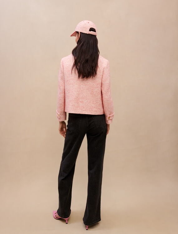 Pink tailored jacket - Blazers - MAJE