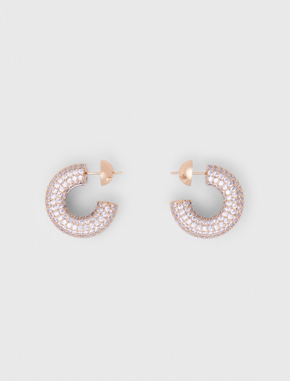 Rhinestone earrings -  - MAJE