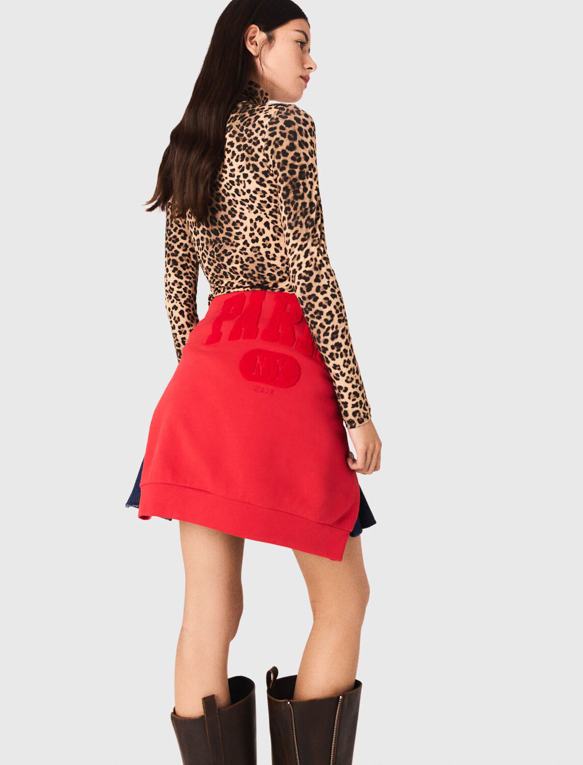 Leopard print T-shirt - T-Shirts - MAJE