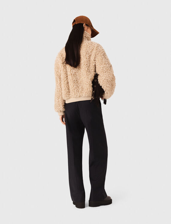 Short bouclé jacket - Blazers & Jackets - MAJE
