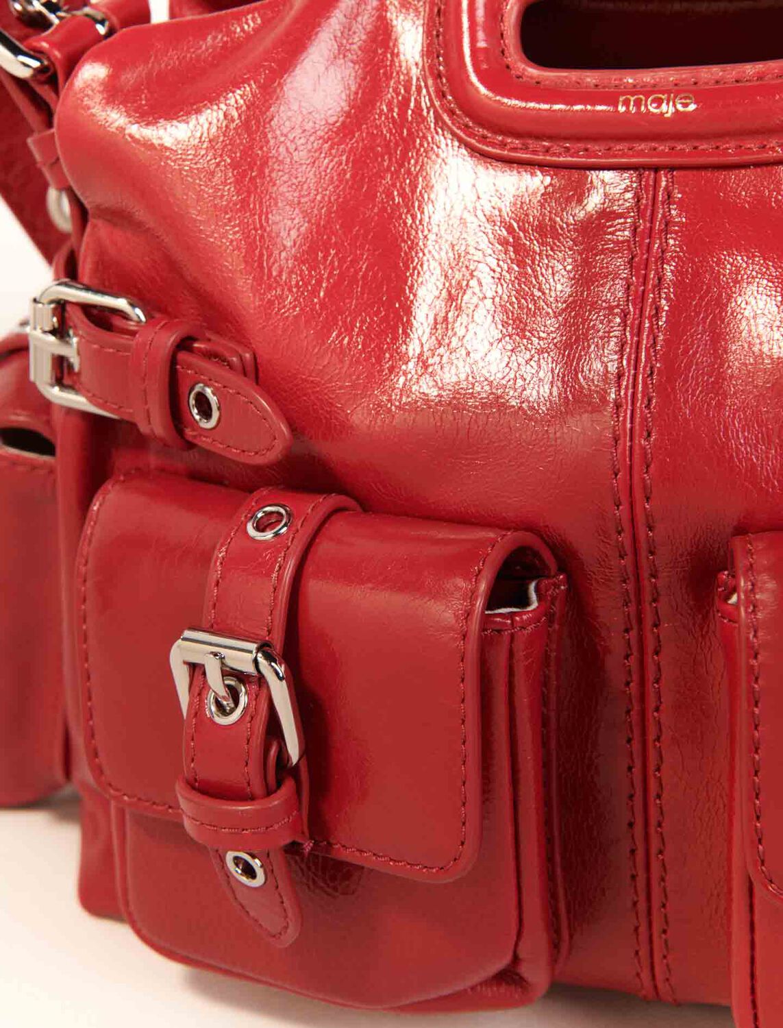 maje : M Bag 顏色 红色/RED