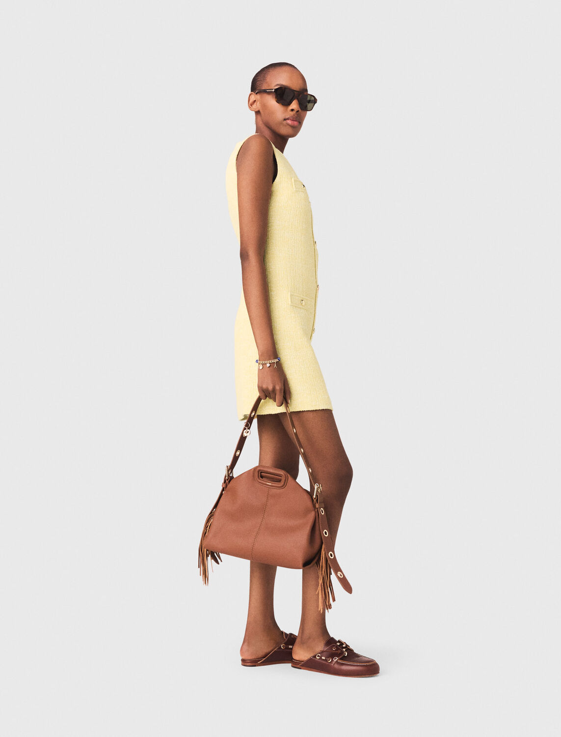 Short tweed dress - Dresses - MAJE