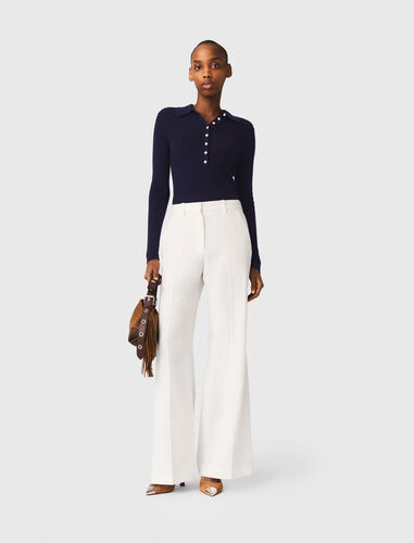 Suit trousers : Trousers & Jeans color White