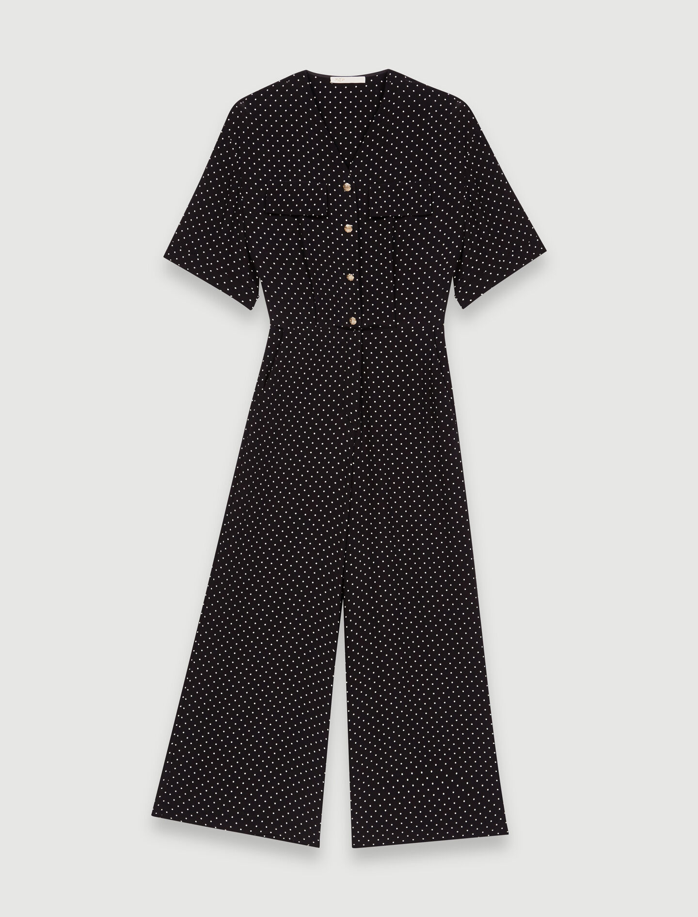 maje white jumpsuit