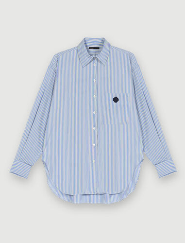 Striped blue shirt : Shirts color Light Blue