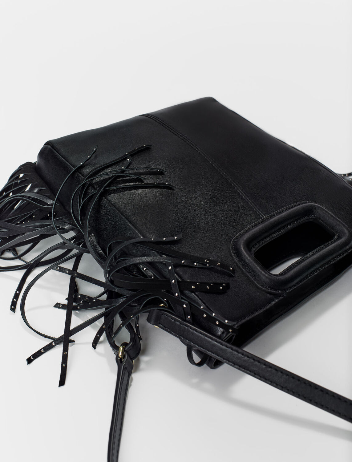 M bag with fringing decorated with studs : All Gift Ideas color 