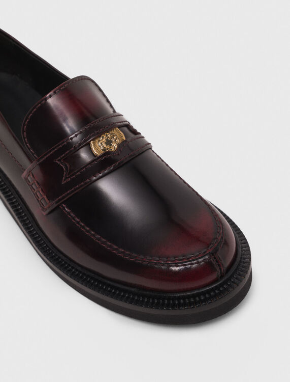 Leather loafers - Sling-Back & Sandals - MAJE