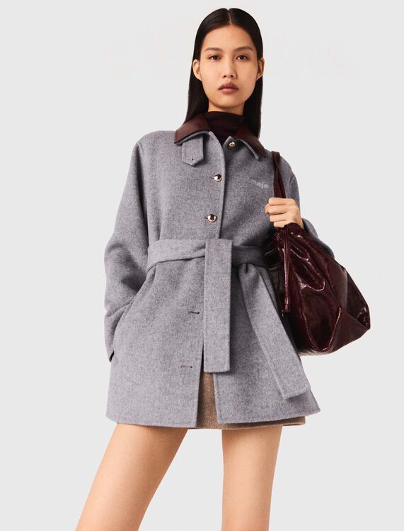 Wool coat - Coats - MAJE
