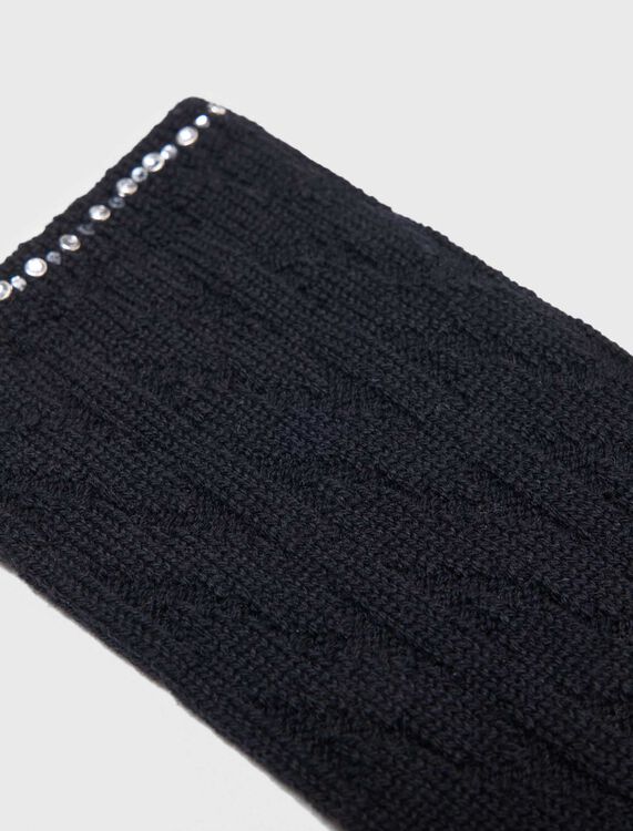 Rhinestone socks -  - MAJE