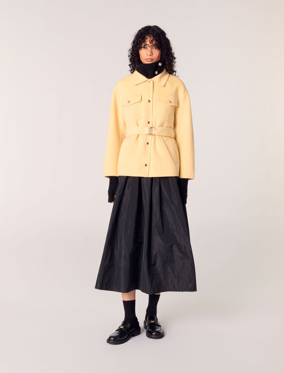 Maje : Coats & Jackets 顏色 黄色/YELLOW