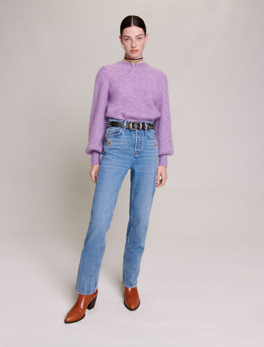 maje : Trousers & Jeans 顏色 蓝色/BLUE