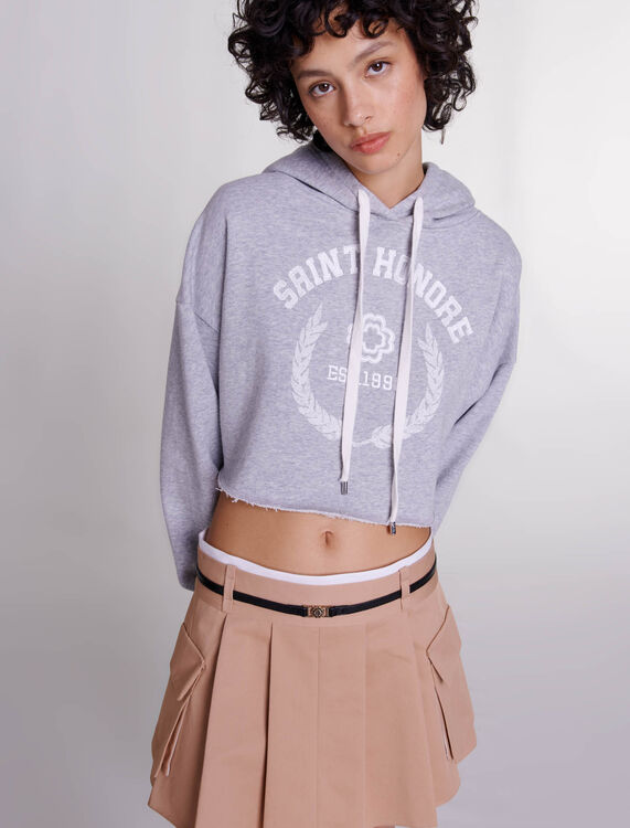 Saint Honoré cropped sweater - View All - MAJE