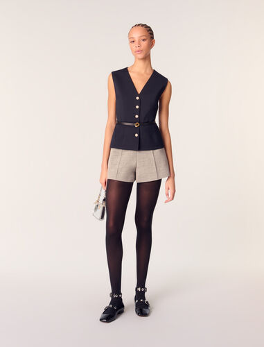 Wool blend jacket : Tops color Navy