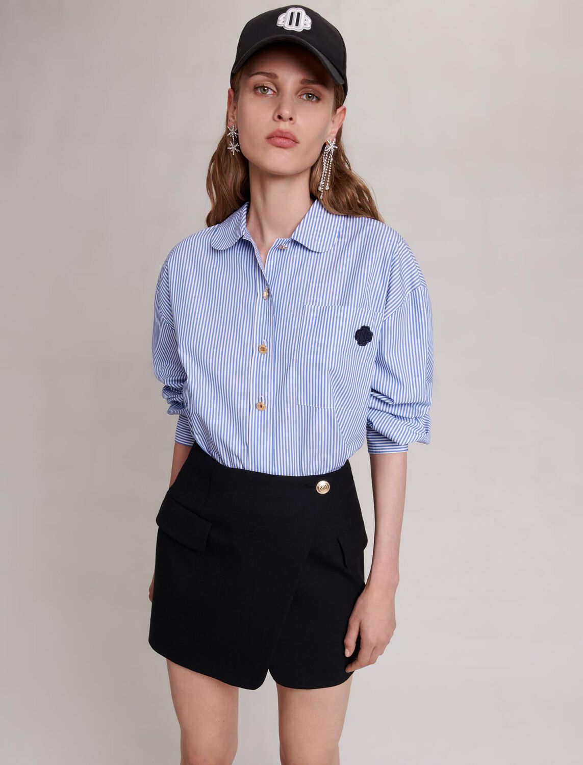 Asymmetric wrap skirt - View All - MAJE