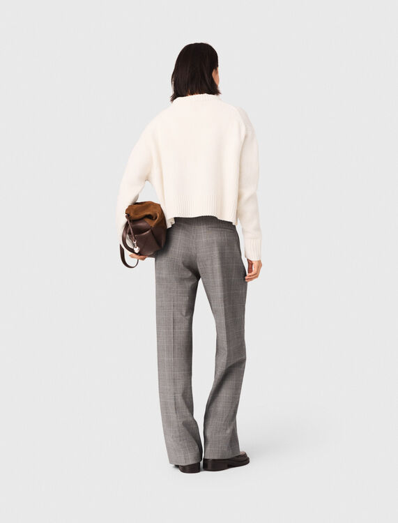 Checked suit trousers - Trousers & Jeans - MAJE