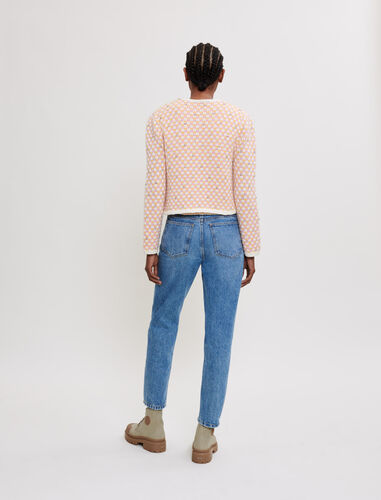 法式淑女风针织开衫 : Sweaters & Cardigans 顏色 粉色/PINK