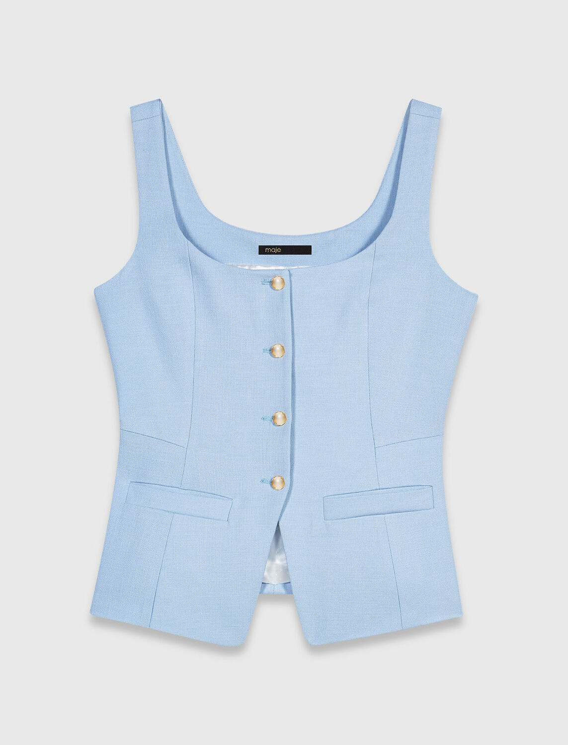 maje : Tops 顏色 天蓝色/BLUE SKY