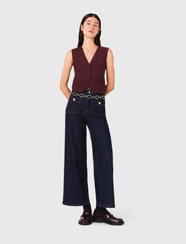 Tailored jacket : Tops color Burgundy