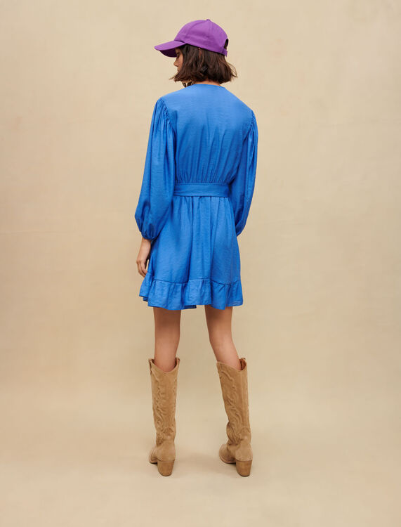 Short ruffled dress - Dresses - MAJE