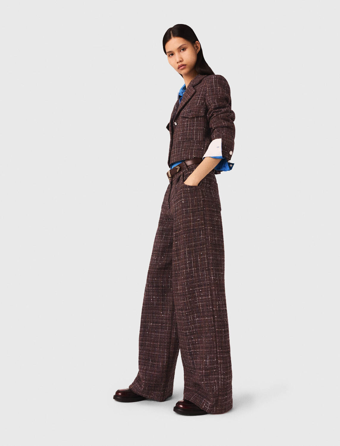 Tweed trousers - Trousers & Jeans - MAJE