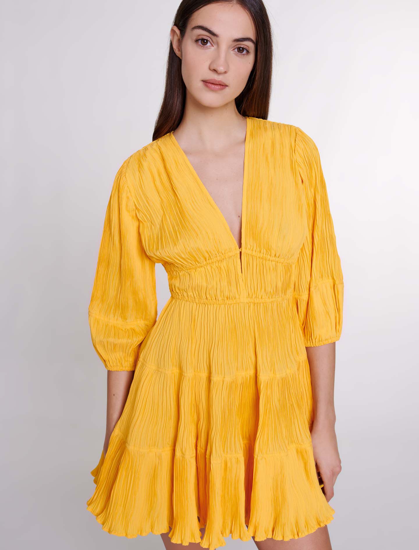 robe ruffle maje
