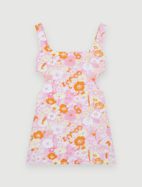 Flower Power printed dress - Dresses - MAJE