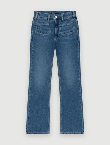 Faded denim jeans : Trousers & Jeans color Light Blue