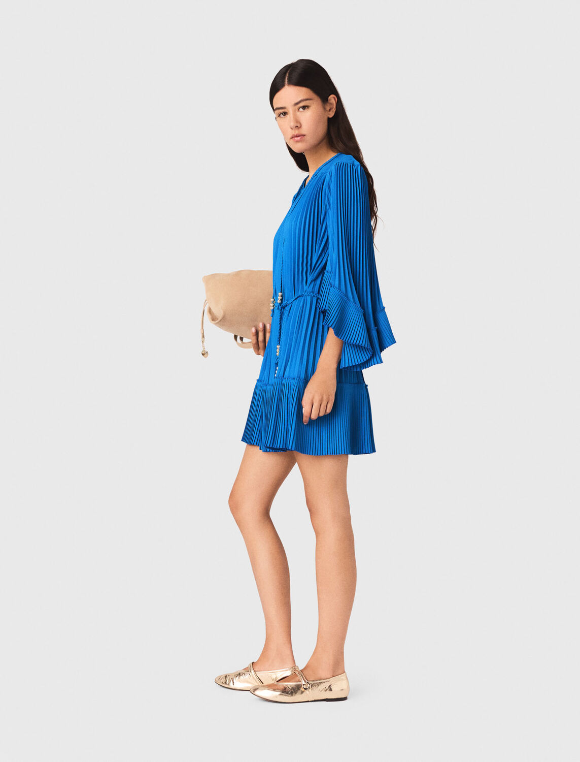 Short pleated dress - Dresses - MAJE
