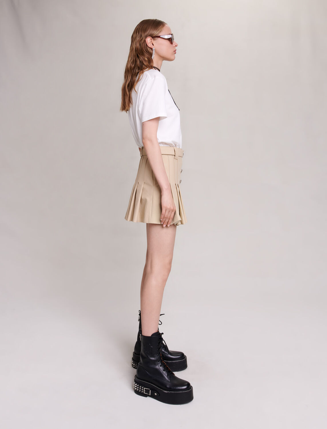 Cotton T-shirt - T-Shirts - MAJE