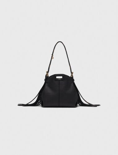 Miss M micro leather bag : Small leather goods color Black