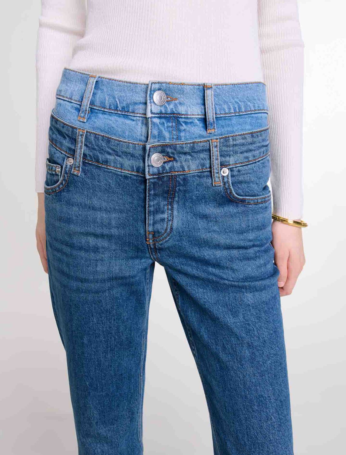 Double waistband jeans : Fall-Winter Collection color 