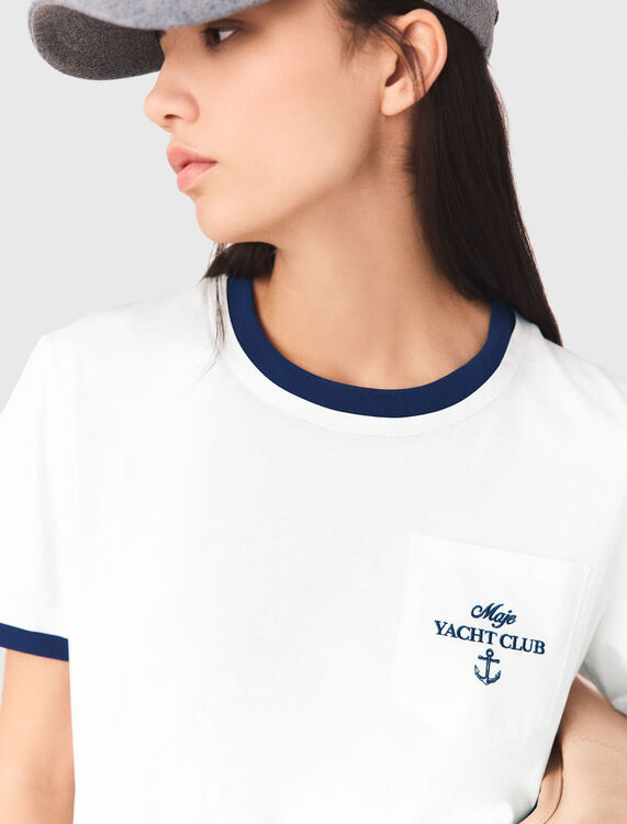 Layered-look T-shirt - T-Shirts - MAJE