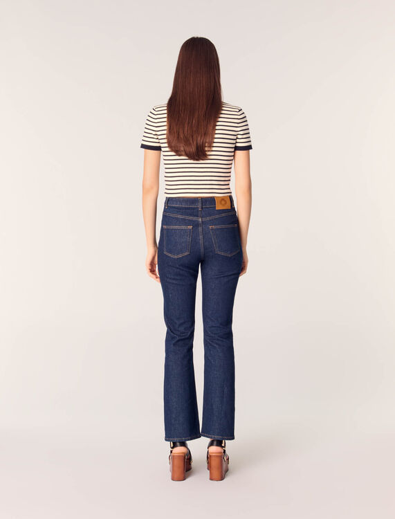 Cropped rib knit cardigan - Sweaters & Cardigans - MAJE