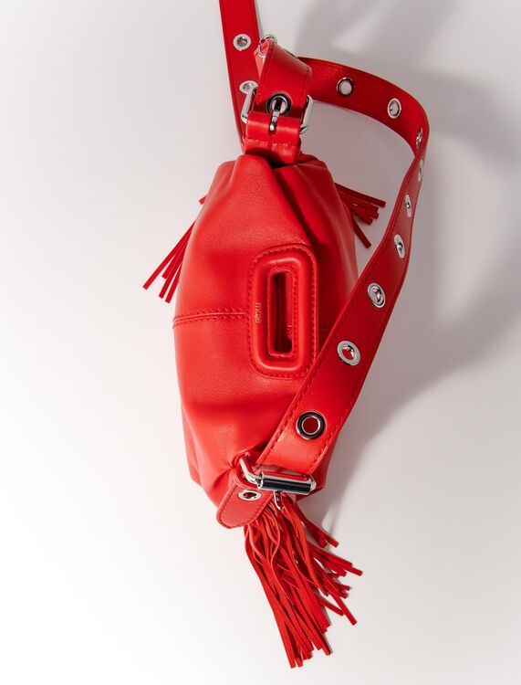 Smooth leather mini Miss M bag - M Bag - MAJE