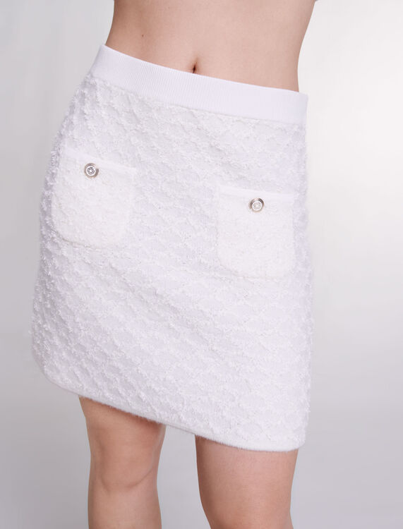 Knit mini skirt -  - MAJE